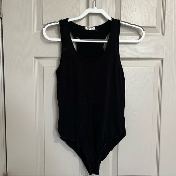 Heart & Hips Tops - Heart & Hips Black Sleeveless Bodysuit L